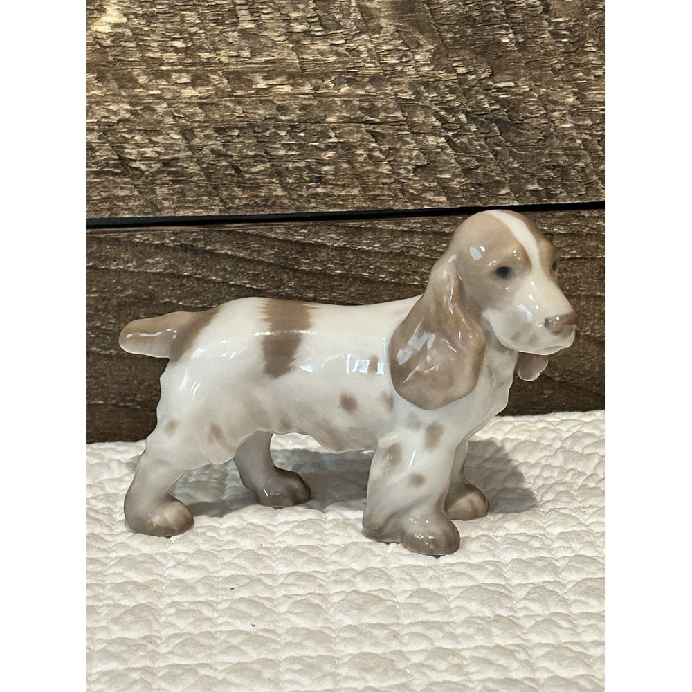 B&G Bing and Grondahl 2172 Cocker Spaniel Puppy Dog Denmark‎ Porcelain Statue